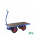 Schwerlastwagen blau bis 1500 kg 4 Bockrollen 1500x700x460mm KM330150
