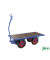 Schwerlastwagen blau bis 1000 kg 4 Bockrollen 1500x700x460mm KM330150PF