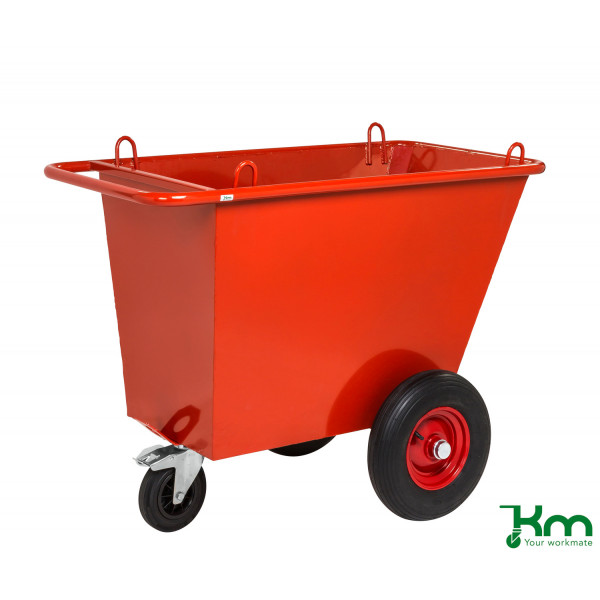 7350074805159 - Müllsackständer KM400LG Abfallwagen 400 Liter 720x1310x1000mm (BxLxH) bis 750kg belastbar 2 Bockrollen 1 Lenkrollen mit B 7 7350074805159 - Müllsackständer KM400LG Abfallwagen 400 Liter 720x1310x1000mm (BxLxH) bis 750kg belastbar 2 Bockrollen 1 Lenkrollen mit B 7