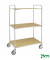 ESD-Wagen verzinkt bis 250 kg 4 Lenkrollen 980x585x1445mm KM4123-ESD