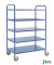 Etagenwagen blau bis 250 kg 4 Lenkrollen 980x585x1445mm KM4124-B