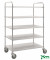 Etagenwagen verzinkt bis 250 kg 4 Lenkrollen 980x585x1445mm KM4124-E