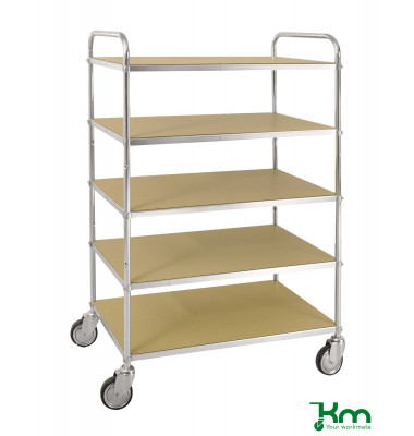 ESD-Wagen verzinkt bis 250 kg 4 Lenkrollen 980x585x1445mm KM4124-ESD