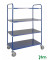 Etagenwagen blau bis 250 kg 4 Lenkrollen 980x585x1445mm KM4125-B