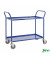 Etagenwagen blau bis 250 kg 4 Lenkrollen 1070x585x940mm KM4147-B