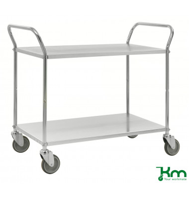 Etagenwagen verzinkt bis 250 kg 4 Lenkrollen 1070x585x940mm KM4147-E