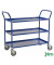 Etagenwagen blau bis 250 kg 4 Lenkrollen 1070x585x940mm KM4148-B