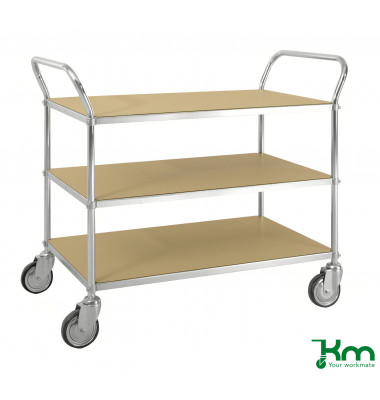 ESD-Wagen verzinkt bis 250 kg 4 Lenkrollen 1070x585x940mm KM4148-ESD