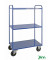 Etagenwagen blau bis 400 kg 2 Bockrollen 2 Lenkrollen 955x550x1490mm KM4149-B