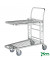 Gitterwagen verzinkt bis 300 kg 4 Lenkrollen 2 davon mit Bremse 890x520x1000mm KM4202-E3B