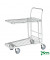 Gitterwagen verzinkt bis 300 kg 4 Lenkrollen 2 davon mit Bremse 860x530x1010mm KM4202-EB
