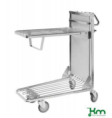 Gitterwagen verzinkt bis 300 kg 4 Lenkrollen 960x530x1100mm KM4202-F-ERGO