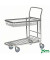 Gitterwagen verzinkt bis 300 kg 4 Lenkrollen 2 davon mit Bremse 870x530x1010mm KM4202-KB