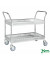 Tischwagen verzinkt bis 250 kg 4 Lenkrollen 2 davon mit Bremse 1130x550x940mm KM4893-GBB