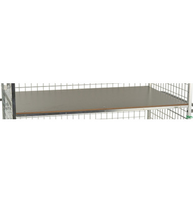 Zubehör - Kommissionierwagen mdf, braun bis 150 kg  1240x800x40mm KM600-HL