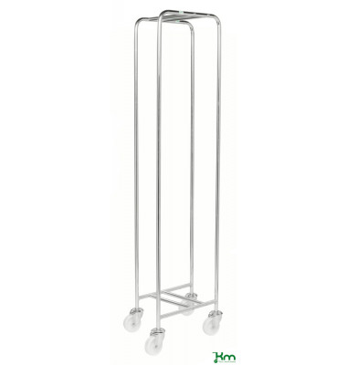 Roll- und Kistenwagen verzinkt bis 75 kg 4 Lenkrollen 730x530x1740mm KM670S