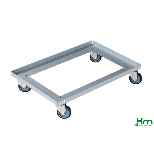 7350074806088 - Roll- und Kistenwagen KM672L Rollwagen 416x616x128mm (BxLxH) bis 100kg belastbar 4 Lenkrollen verzinkt 7350074806088 Kongam 7350074806088 - Roll- und Kistenwagen KM672L Rollwagen 416x616x128mm (BxLxH) bis 100kg belastbar 4 Lenkrollen verzinkt 7350074806088 Kongam