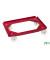 Roll- und Kistenwagen burgund bis 200 kg 4 Lenkrollen 615x415x170mm KM681