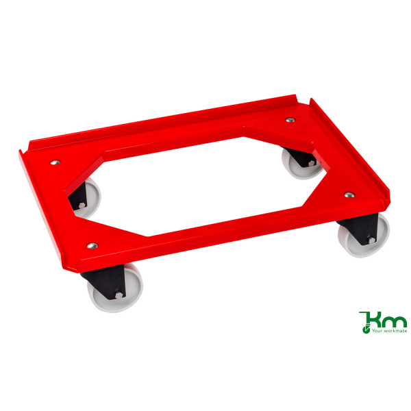 7350074806705 - Roll- und Kistenwagen KM683 Rollwagen 425x625x170mm (BxLxH) bis 250kg belastbar 4 Lenkrollen rot 7350074806705 Kongamek 7350074806705 - Roll- und Kistenwagen KM683 Rollwagen 425x625x170mm (BxLxH) bis 250kg belastbar 4 Lenkrollen rot 7350074806705 Kongamek