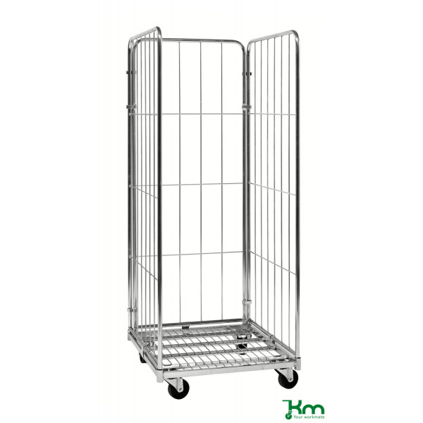 7350050353070 - Rollcontainer KM72801803 Rollcontainer 3 Seiten 800x720x1800mm (BxLxH) bis 400kg belastbar 2 Bockrollen 2 Lenkrollen verzi 7350050353070 - Rollcontainer KM72801803 Rollcontainer 3 Seiten 800x720x1800mm (BxLxH) bis 400kg belastbar 2 Bockrollen 2 Lenkrollen verzi