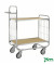 ESD-Wagen verzinkt bis 250 kg 4 Lenkrollen 2 davon mit Bremse 945x470x1120mm KM8000-2M-ESDB