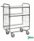 Etagenwagen verzinkt bis 250 kg 4 Lenkrollen 945x470x1120mm KM8000-3M
