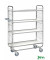 Etagenwagen verzinkt bis 250 kg 4 Lenkrollen 1195x470x1590mm KM8000-4L