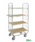 ESD-Wagen verzinkt bis 250 kg 4 Lenkrollen 1395x470x1590mm KM8000-4XL-ESD