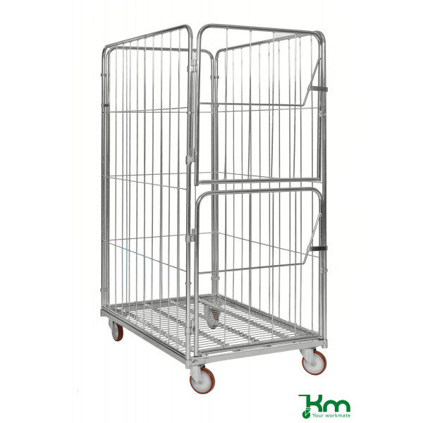 7350050353223 - Rollcontainer KM801201802 Rollcontainer 4 Seiten 800x1200x1800mm (BxLxH) bis 600kg belastbar 2 Lenk- und 2 Bockrollen verzi 7350050353223 - Rollcontainer KM801201802 Rollcontainer 4 Seiten 800x1200x1800mm (BxLxH) bis 600kg belastbar 2 Lenk- und 2 Bockrollen verzi