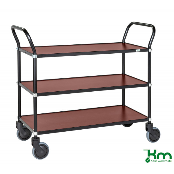 7350050354893 - Design Servierwagen KM8113-MA 430x1100x940mm (BxLxH) bis 250kg belastbar 4 Lenkrollen schwarz 7350050354893 Kongamek 7350050354893 - Design Servierwagen KM8113-MA 430x1100x940mm (BxLxH) bis 250kg belastbar 4 Lenkrollen schwarz 7350050354893 Kongamek