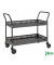 Tischwagen anthrazit grau bis 250 kg 4 Lenkrollen 1130x550x940mm KM8200