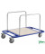 Scheibenwagen blau bis 150 kg 4 Lenkrollen 2 davon mit Bremse 1000x700x690mm KM839