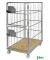 Rollcontainer verzinkt bis 800 kg 2 Bockrollen 2 Lenkrollen mit Bremse 1200x750x1700mm KM86B