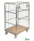 Rollcontainer verzinkt bis 500 kg 2 Bockrollen 2 Lenkrollen mit Bremse 845x630x1390mm KM88B