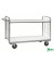 Etagenwagen verzinkt bis 300 kg 2 Bockrollen 2 Lenkrollen 1190x650x1025mm KM9000-2S