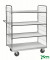 Etagenwagen verzinkt bis 300 kg 2 Bockrollen 2 Lenkrollen mit Bremse 1790x650x1695mm KM9000-4XL