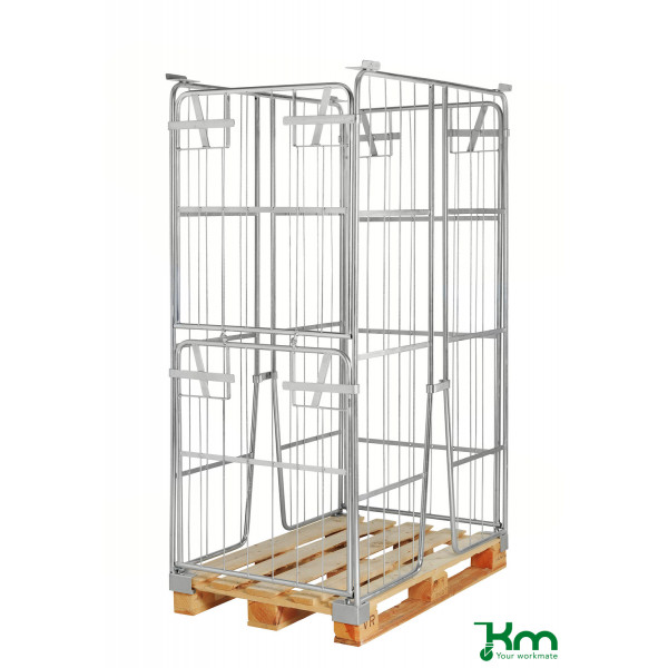 7350050356408 - Palettenrahmen & Palettencontainer KM901800-K Palettencontainer 800x1200x1800mm (BxLxH) verzinkt 7350050356408 Kongamek 7350050356408 - Palettenrahmen & Palettencontainer KM901800-K Palettencontainer 800x1200x1800mm (BxLxH) verzinkt 7350050356408 Kongamek