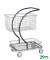 Design Servierwagen grau bis 120 kg 4 Lenkrollen 685x450x1000mm KM96101