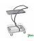 Design Servierwagen grau bis 120 kg 4 Lenkrollen 685x450x1000mm KM96201