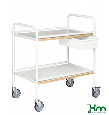 Zubehör - Etagenwagen weiß bis  kg  420x265x105mm X2005-L
