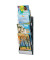Paperflow Prospekthalter Integral 23,2 x 73,5 x 9 cm (B x H x T) DIN A4 hoch Polypropylen alu 4 Fächer