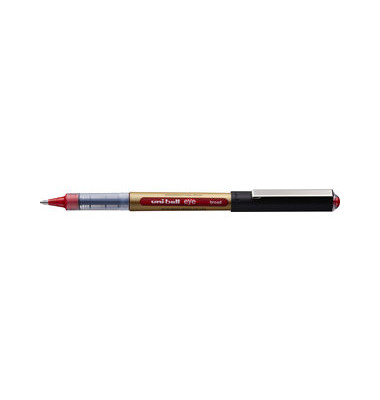 Tintenkuli eye broad UB-150-10, mit Kappe, 0,65 mm, Schreibf.: rot