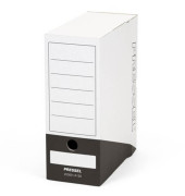 Archivbox, A125, Steckverschluss, A4, 12,5x26x32cm, weiß