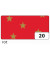 Fotokarton 5820, rot goldene Sterne, 50x70cm, 300g