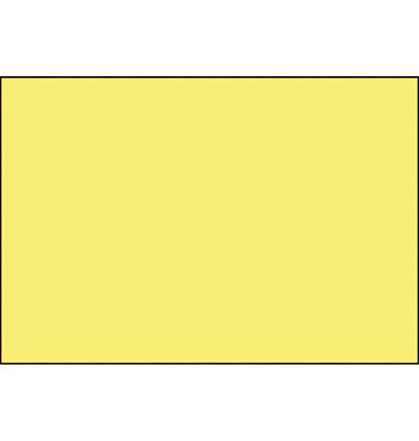 Karteikarten 102250010 gelb A5 blanko 180g 