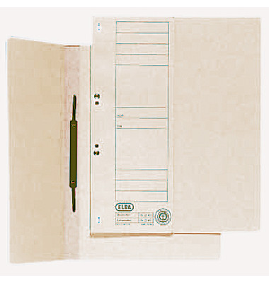 Ösenhefter 100551877, A4 beige halber Vorderdeckel, Karton 250g