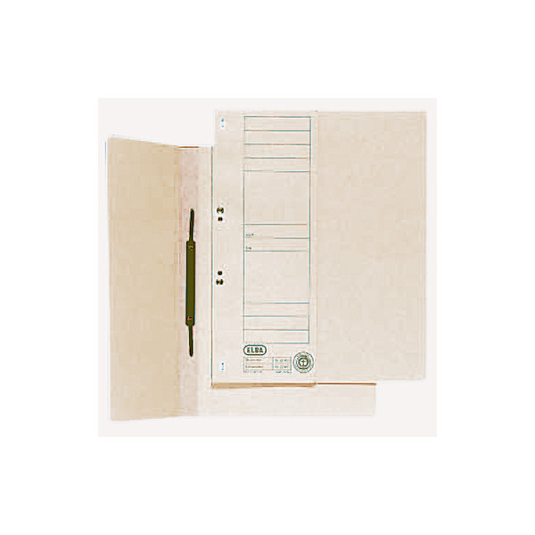 50 Stück Elba Ösenhefter Chic Ösenhefter - Serie 100551877, Din A4 beige halber Vorderdeckel, Karton 250g 4002030211056 Elba