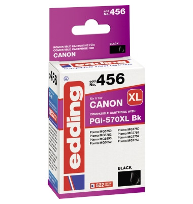 Tintenpatrone Canon PGI-570XL EDD-456 ca. 520 Seiten schwarz 25ml