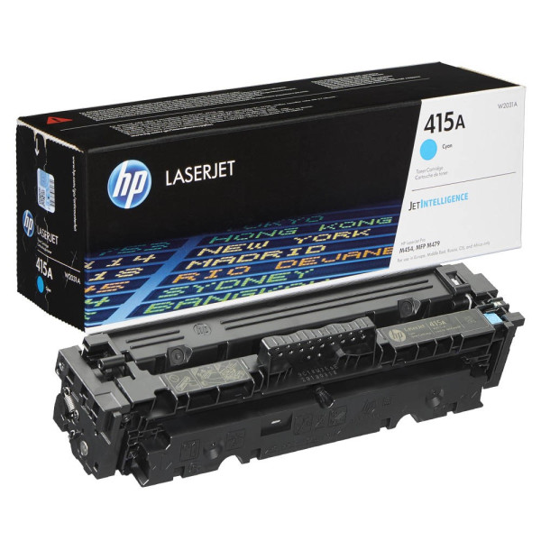 0192018046351 - 415A - Cyan - Original - LaserJet - Tonerpatrone (W2031A) - für Color LaserJet Pro M454dn M454dw MFP M479fdn MFP M479fdw