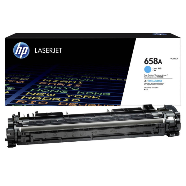0192545710954 - Hewlett Packard Toner 658A     cyan        W2001A   6000 Seiten W2